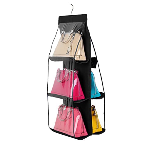 PRETYZOOM Hängende Aufbewahrungstasche Mit Durchsichtigen Taschen Für Handtaschen Aus Oxford-Stoff Und PVC Waschbar Für Garderobe Oder Wand Geeignet PRETYZOOM Hängende Aufbewahrungstasche Mit Durchsichtigen Taschen Für Handtaschen Aus Oxford-Stoff Und PVC Waschbar Für Garderobe Oder Wand Geeignet von PRETYZOOM