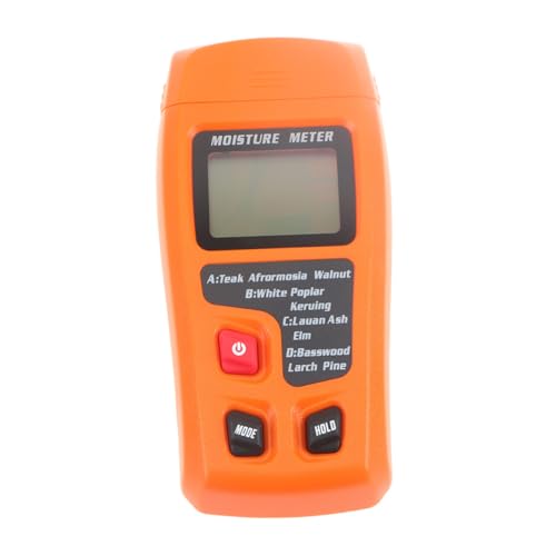 PRETYZOOM Feuchtigkeitsmesser Holzfeuchtemessgerät mit LCD Anzeige und Datenhaltefunktion Batteriefrei Orange Geeignet für Holz Papier Karton mit Hintergrundbeleuchtung für Dunkelumgebung PRETYZOOM Feuchtigkeitsmesser Holzfeuchtemessgerät mit LCD Anzeige und Datenhaltefunktion Batteriefrei Orange Geeignet für Holz Papier Karton mit Hintergrundbeleuchtung für Dunkelumgebung von PRETYZOOM