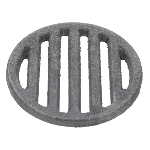 PRETYZOOM Feuerfester Rost Ofenroste Rundgrill Rost Feuerrost Runde Grillroste Runder Feuerstellenrost Runder Rost Runde Herdbrennerabdeckungen Feuerstelle Zubehör Schwarz Ferrolegierung PRETYZOOM Feuerfester Rost Ofenroste Rundgrill Rost Feuerrost Runde Grillroste Runder Feuerstellenrost Runder Rost Runde Herdbrennerabdeckungen Feuerstelle Zubehör Schwarz Ferrolegierung von PRETYZOOM