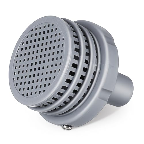 PRETYZOOM Filterkorb Filter Bildschirm Reinigung für Poolfilter-Skimmerkorb Ersatz Poolfilter-Ablassventilsieb Poolfilterteile Schwimmbadfilter Pool-Siebfilter Plastik Grey von PRETYZOOM