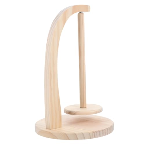 PRETYZOOM Garnständer Nähzubehör Spulenständer Nähorganizer Für Nähzubehör Spender Zum Häkeln Strickspulen Organizer Nähgarnaufbewahrung Nähspulenständer Aus Holz Beige von PRETYZOOM