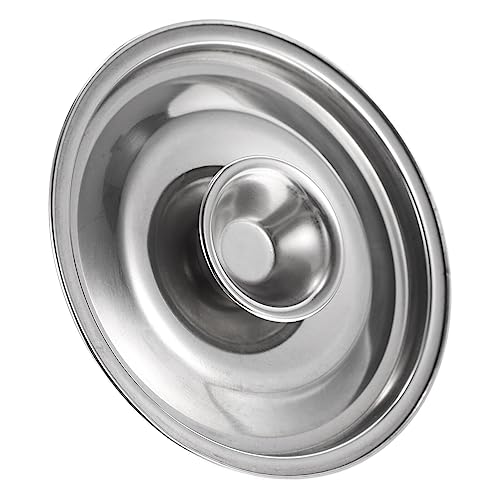 PRETYZOOM Tassendeckel Edelstahl-Abdeckschüssel 10 Cm Kleiner Universaldeckel Für Töpfe Wiederverwendbarer Mini-Pfannendeckel Schüsselen Gewürztopfdeckel Silberfarben Behälterdeckel PRETYZOOM Tassendeckel Edelstahl-Abdeckschüssel 10 Cm Kleiner Universaldeckel Für Töpfe Wiederverwendbarer Mini-Pfannendeckel Schüsselen Gewürztopfdeckel Silberfarben Behälterdeckel von PRETYZOOM