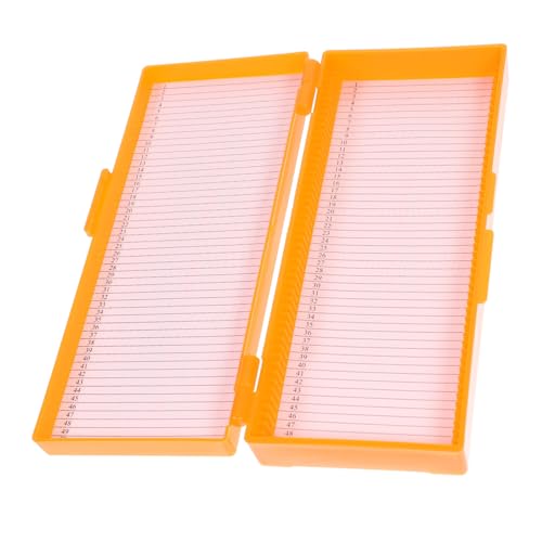 PRETYZOOM Glas mikroskop objektträger aufbewahrungsbox Fächer Robuster Abs Sicherer Abstand Ordentliche Lagerung für Labor Schule und Zuhause von PRETYZOOM
