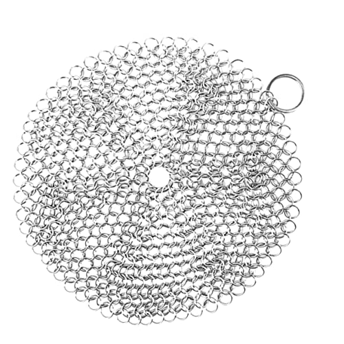 PRETYZOOM Gusseisenreiniger aus mit Eckenring für Pfannen und Woks Hochwertiger Schrubber zum Reinigen von Gusseisenpfannen Leicht und Tragbar PRETYZOOM Gusseisenreiniger aus mit Eckenring für Pfannen und Woks Hochwertiger Schrubber zum Reinigen von Gusseisenpfannen Leicht und Tragbar von PRETYZOOM