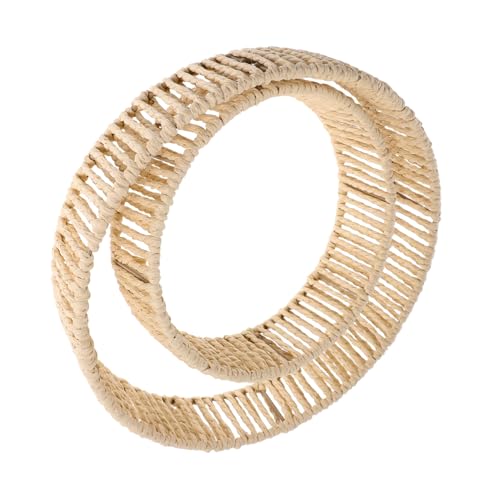 PRETYZOOM Handgefertigter Handgeflochtener Lampenschirm aus Robustem Seil Boho-stil Dekorativer Hängelampen-schirm Vielseitiger Deckenleuchten-abdeckung für Pendelleuchte Steh Wandleuchten PRETYZOOM Handgefertigter Handgeflochtener Lampenschirm aus Robustem Seil Boho-stil Dekorativer Hängelampen-schirm Vielseitiger Deckenleuchten-abdeckung für Pendelleuchte Steh Wandleuchten von PRETYZOOM