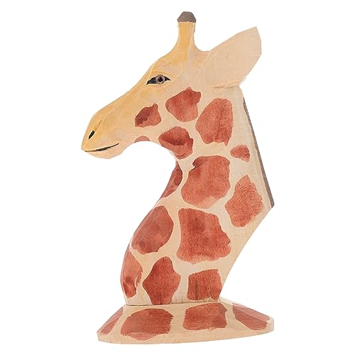 PRETYZOOM Handgefertigter Hölzerner Brillenhalter Giraffenform Dekoratives Eyeglasses Shelf für Schreibtisch Multifunktionale Aufbewahrung für Brillen Schmuck und Desktop Ornament von PRETYZOOM