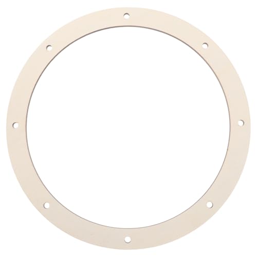 PRETYZOOM Holz Kranzrahmen DIY Bastelblumenring für Weihnachtsdekoration Multifunktionale Wreath Slice für Hochzeiten Valentinstag und Kreative Wandgestaltung zu Verwenden und Anpassbar von PRETYZOOM