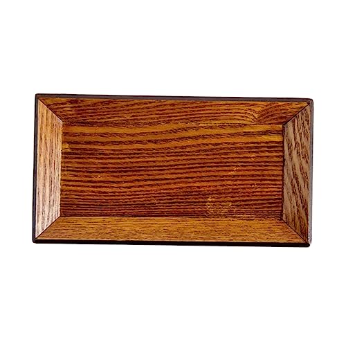PRETYZOOM Holz Sushi Tablett Rechteckig Hitzebeständig Umweltfreundlich Multifunktionales Snack und Dessertbrett für Küche und Zuhause von PRETYZOOM