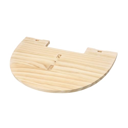 PRETYZOOM Holz Wandregal für Router und Projektor Stabiles Wandmontage Rack aus Hochwertigem Holz Platzsparendes Praktisches Aufbewahrungssystem für Wohnzimmer Büro und Schlafzimmer von PRETYZOOM