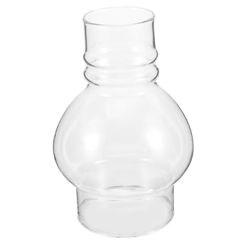 PRETYZOOM Innen Öl Lampe Schornstein Glas Petroleum Lampe Schatten Abdeckung Ersatz Vintage Transparent Kleiner Lampenschirm Für Öllampe Petroleumlampe von PRETYZOOM