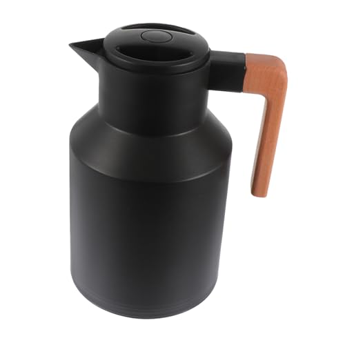 PRETYZOOM Isolierkanne Nordic Design mit Innenbehälter Umweltfreundlich Leichter Haushaltswasserkocher Wärmehaltend Abnehmbarer Griff Praktische Thermosflasche für Camping und Zuhause von PRETYZOOM