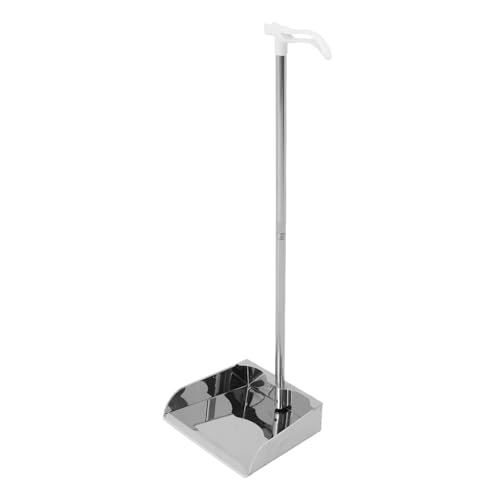 PRETYZOOM Kein Gebogener Müllschaufel Kehrschaufel Für Die Küche Schwerlast-kehrschaufel Aus Metall Kehrschaufel Mit Langem Stiel Kehrblech Metall Lobby-kehrschaufel Rostfreier Stahl Silver von PRETYZOOM