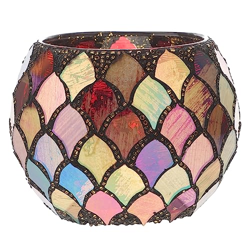 PRETYZOOM Kerzenhalter Aus Glas Teelichthalter Mosaik-muster Heimdekoration Vielseitig Einsetzbar Für PRETYZOOM Kerzenhalter Aus Glas Teelichthalter Mosaik-muster Heimdekoration Vielseitig Einsetzbar Für von PRETYZOOM