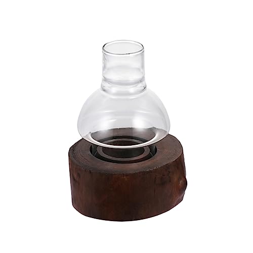 PRETYZOOM 1stück Vintage Holz Kerzenhalter Mit Glasabdeckung Tischdekoration Für Wohnzimmer Hochzeiten Und Aromatische Teelichter Robuste Und Elegante Landhaus-Stil Deko PRETYZOOM 1stück Vintage Holz Kerzenhalter Mit Glasabdeckung Tischdekoration Für Wohnzimmer Hochzeiten Und Aromatische Teelichter Robuste Und Elegante Landhaus-Stil Deko von PRETYZOOM