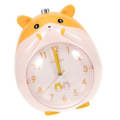 PRETYZOOM Kreativer Cartoon Küken Wecker Mit Nachtlicht Desktop Uhr Für Kinderzimmer Ohne Batterien Beige Dekorative Und Praktische Uhr Für Jungen Und Mädchen von PRETYZOOM
