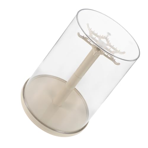 PRETYZOOM Transparente Drehbare Vitrine Für Actionfiguren Plüschtiere Minipuppen Und Sammlerstücke Schreibtisch Oder Regaldekoration Mehrzweckdesign Aufbewahrungsbox Organizer von PRETYZOOM