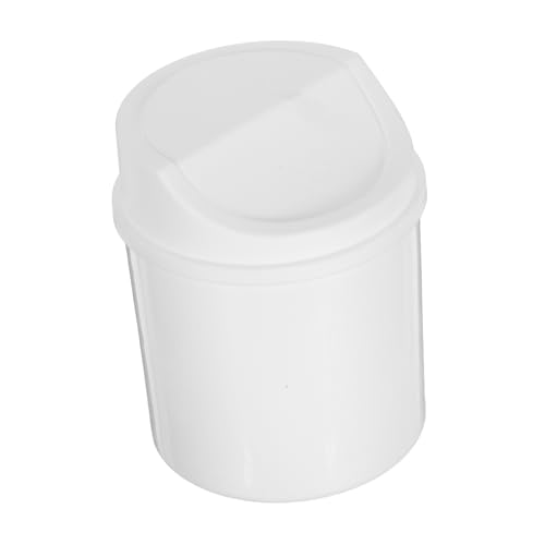 PRETYZOOM Kleiner Desktop Mülleimer mit Drehbarem Deckel Kompakter Hygienischer Kunststoff Abfallbehälter für Büro Küche Schlafzimmer und Arbeitsfläche PRETYZOOM Kleiner Desktop Mülleimer mit Drehbarem Deckel Kompakter Hygienischer Kunststoff Abfallbehälter für Büro Küche Schlafzimmer und Arbeitsfläche von PRETYZOOM