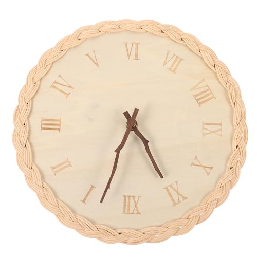 PRETYZOOM Kreative Rattan-wanduhr Uhr Aus Rattangeflecht Boho-wanduhr Rattan-Dekoration Für Zu Hause Bauernhaus- Zum Aufhängen Stille, Nicht Tickende Uhr Linde Stumm Requisiten Büro PRETYZOOM Kreative Rattan-wanduhr Uhr Aus Rattangeflecht Boho-wanduhr Rattan-Dekoration Für Zu Hause Bauernhaus- Zum Aufhängen Stille, Nicht Tickende Uhr Linde Stumm Requisiten Büro von PRETYZOOM