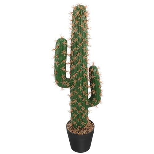 PRETYZOOM Künstlicher Saguaro-Kaktus Im Topf Große Künstliche Kakteen Im Kunststoff-Pflanzgefäß Künstliche Hohe Topfpflanzen Dekorative Sukkulenten Für Das Büro 43 X 11 cm von PRETYZOOM