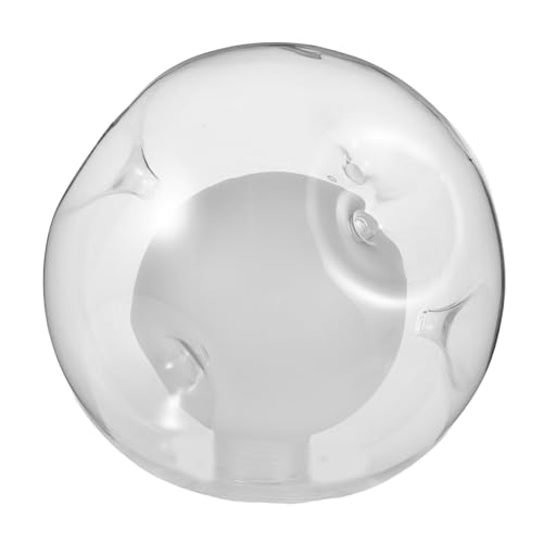 PRETYZOOM Kugel Lampenschirm Ersatz Fach Konkave Oberfläche Hitzebeständiges Runder Lampenschirm für Pendelleuchten Wohnzimmer Schlafzimmer Klar oder von PRETYZOOM