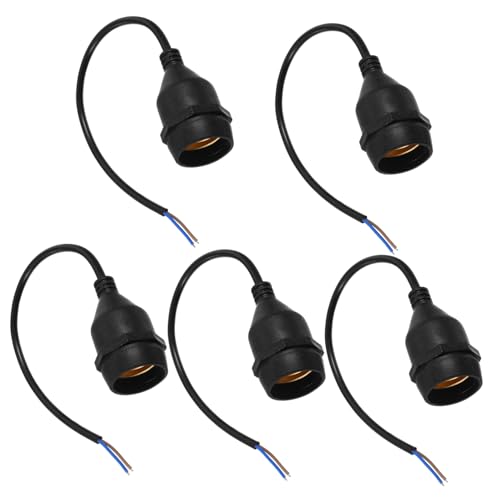 PRETYZOOM Lampenfassung Retro Stil Hängelampe Lampensockel aus Gummi und Kupfer Installieren für Außenbereiche Wie Küche Wohnzimmer Bar von PRETYZOOM