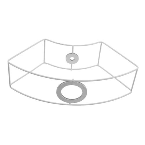 PRETYZOOM Lampenschirm Hardware Lampenrahmen Rustikaler Pendelschirm Metall Lampenfassungen Schreibtisch Lichthalter Dekorativer Lampenhalter Metall Lampenkäfig Lampenschirmrahmen von PRETYZOOM