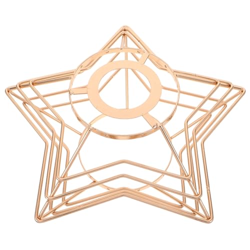 PRETYZOOM Lichtständer Lampenschirme aus Metall moderne Lampenschirme Lampenschirm modern Vintage-Lampenrahmen hängender Lampenschirm hängende für die Decke Golden von PRETYZOOM