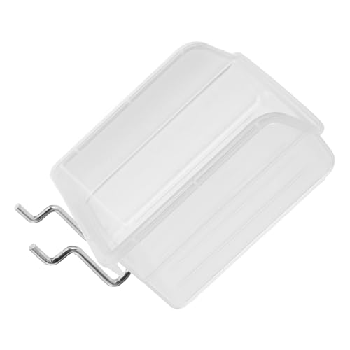 PRETYZOOM Lochplatten -Teile Kiste Garage Korb Steckbrett-Behälter Organizer-Behälter für Stecktafeln stapelbar Anbindung Pegboard-Behälter Steckbrettbehälter pp Transparent von PRETYZOOM