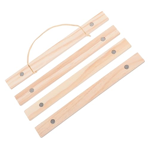 PRETYZOOM Magnetischer Poster-aufhänger Aus Holz Für Gemälde 21 Cm Set Mit 70 G Leicht Zu Wechselndes Kunstwerk. von PRETYZOOM