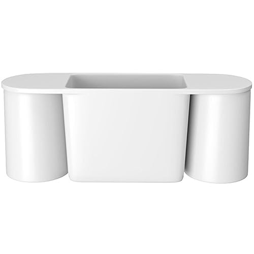 PRETYZOOM Zahnbürstenhalter Zur Wandmontage Magnetisch Zahnpasta- Badezimmerregal Zahnpasta- Weißer Familienzahnbürstenbecher PRETYZOOM Zahnbürstenhalter Zur Wandmontage Magnetisch Zahnpasta- Badezimmerregal Zahnpasta- Weißer Familienzahnbürstenbecher von PRETYZOOM