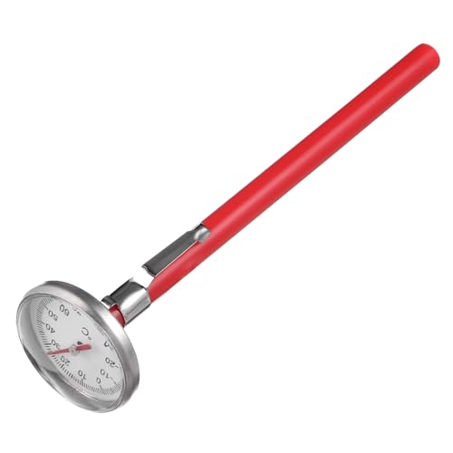 PRETYZOOM Mechanisches Auto Thermometer für Klimaanlage Analoge Anzeige Einfache Installation Batteriefrei Geeignet für Innenraum und Fahrzeugdekoration Rotes Präzise Temperaturmessung von PRETYZOOM