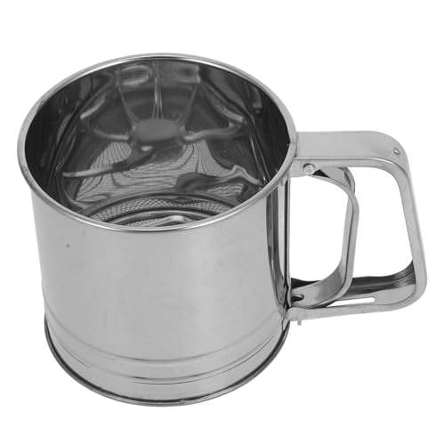 PRETYZOOM Mehlsieb puderzuckersieb Mehlschieber Maschensieb mit Griff Staubwedel feinmaschiges Sieb Backzubehör Netzsieb Mehlschüttler Blumensieb zum Backen Teesieb Rostfreier Stahl Silver PRETYZOOM Mehlsieb puderzuckersieb Mehlschieber Maschensieb mit Griff Staubwedel feinmaschiges Sieb Backzubehör Netzsieb Mehlschüttler Blumensieb zum Backen Teesieb Rostfreier Stahl Silver von PRETYZOOM