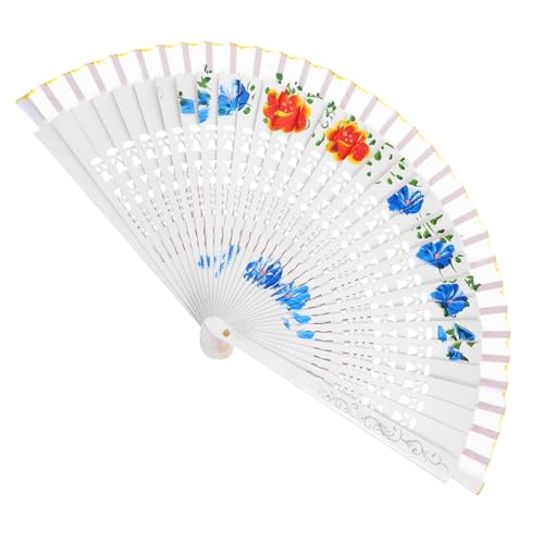 PRETYZOOM Spanischer Faltfächer Zum Tanzen Faltbarer Handfächer Aus Holz Und Spanischer Fächer Für Hochzeitsgäste Und Dekoration von PRETYZOOM