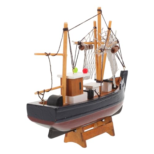 PRETYZOOM Miniatur Holz Segelboot Modell Mediterrane Küsten Dekoration für Schreibtisch Nautische Tischfigur mit Symbolik für Glück und Vielseitigkeit für Meeres-Motto Partys und Wohnzimmer PRETYZOOM Miniatur Holz Segelboot Modell Mediterrane Küsten Dekoration für Schreibtisch Nautische Tischfigur mit Symbolik für Glück und Vielseitigkeit für Meeres-Motto Partys und Wohnzimmer von PRETYZOOM