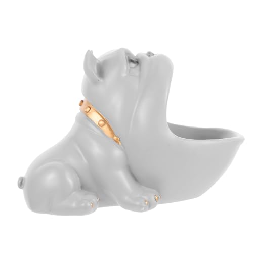 PRETYZOOM Moderner Grauer Tierform Schlüsselhalter und Schmuck Organizer Dekoratives Kunstobjekt für Zuhause Praktischer Aufbewahrungsständer für Schlüssel Schmuck und Kleine Geschenke von PRETYZOOM