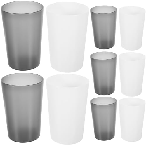PRETYZOOM Frosted Couples Cup 10 Stück Zahnputzbecher Wiederverwendbarer Zahnbürstenhalter PRETYZOOM Frosted Couples Cup 10 Stück Zahnputzbecher Wiederverwendbarer Zahnbürstenhalter von PRETYZOOM