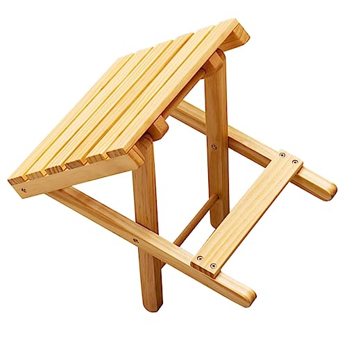 PRETYZOOM Outdoor Klapptisch Aus Holz Kleiner Tisch Tragbarer Tisch Tragbarer Holztisch Blumentopf Rack Blumentopf Hocker Weintisch Im Freien Pflanzenständer Kleiner Tisch Im von PRETYZOOM