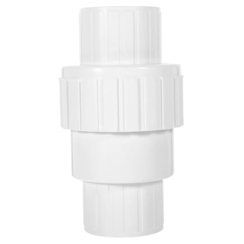 PRETYZOOM PVC Rückschlagventil für Sanitäranlagen Checkventil aus Abs und Gummi Temperaturbeständig Langlebig Vielseitig Einsetzbar für Gartenpumpe Pool und Industrielle Rohrsysteme von PRETYZOOM
