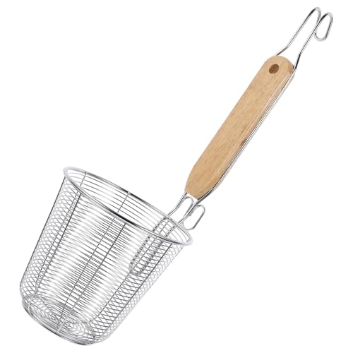 PRETYZOOM Edelstahl Nudelsieb Mit Griff Praktisches Abtropfsieb Noodle Colander Küchenutensil Robustes Sieb Für Pasta Obst Und Gemüse Spülmaschinenfest Und Langlebig von PRETYZOOM