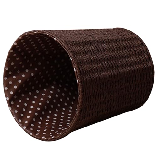 PRETYZOOM Rattan Mülleimer für Küche Geflochtener Papierkorb Leichter Aufbewahrungskorb für Wohnzimmer Robuster Abfallkorb Vielseitiger Mülleimer für Schlafzimmer PRETYZOOM Rattan Mülleimer für Küche Geflochtener Papierkorb Leichter Aufbewahrungskorb für Wohnzimmer Robuster Abfallkorb Vielseitiger Mülleimer für Schlafzimmer von PRETYZOOM