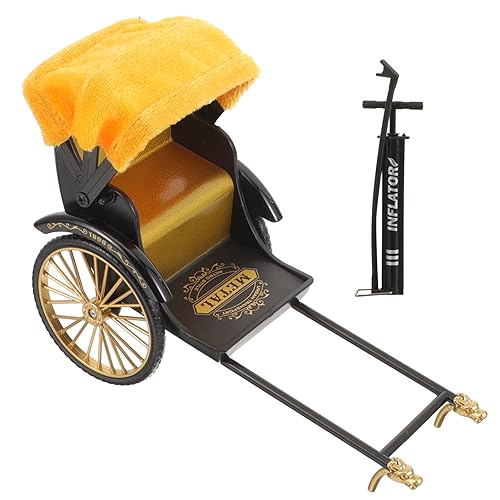PRETYZOOM Retro-Jinrikisha-Figur Vintage-rikscha-Modell Statue Für Schreibtisch-Dekoration Handgefertigtes Handwerk Ornament Dekoration Für Zuhause Und Büro von PRETYZOOM