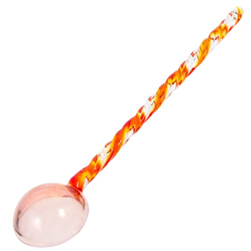 PRETYZOOM Buntes Rührlöffel-Set Aus Glas Hitzebeständig Rührlöffel 1 Stück Für Kaffee Suppe Dessert von PRETYZOOM