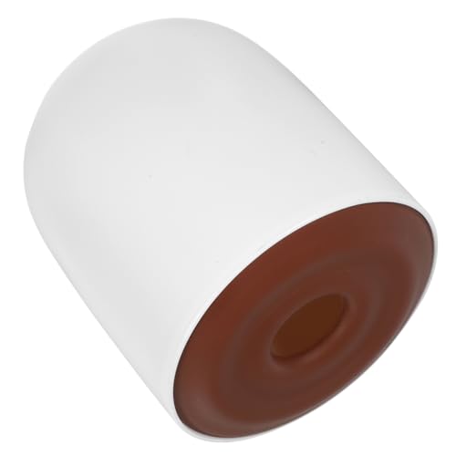PRETYZOOM Runder Papiertuchspender Eleganter Tissue Box Dispenser mit Deckel für Bad und Esszimmer Platzsparend für Aufbewahrung von Papiertüchern von PRETYZOOM