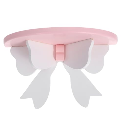 PRETYZOOM Rustikales Halbkreisförmiges Regal für Kinderzimmer Badezimmer und Wohnzimmer zur Aufbewahrung von Büchern und Nordisches Design Große Weiß und Rosa PRETYZOOM Rustikales Halbkreisförmiges Regal für Kinderzimmer Badezimmer und Wohnzimmer zur Aufbewahrung von Büchern und Nordisches Design Große Weiß und Rosa von PRETYZOOM