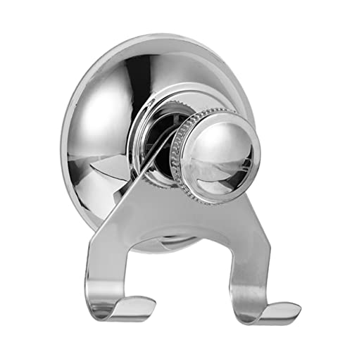 PRETYZOOM Saugnapf Haken für Badezimmer und Dusche Rostfrei Halt Glatten Oberflächen Vielseitig Einsetzbar als Handtuchhalter und Garderobenhaken Einfache Montage ohne Bohren von PRETYZOOM