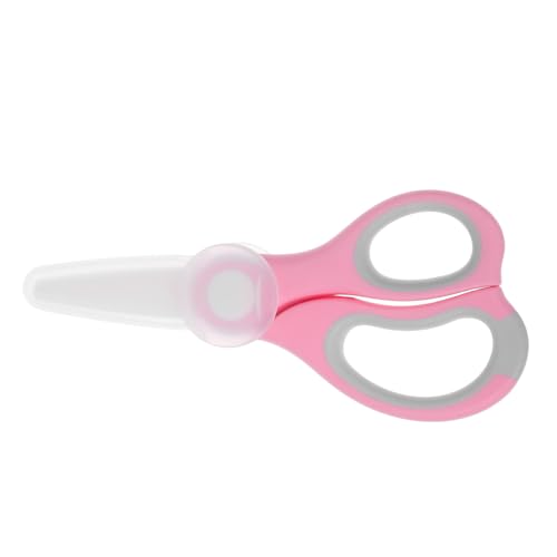 PRETYZOOM Schere für für Babys Lebensmittelschere Babyschere aus Keramik Fleischschneidewerkzeug tragbare Babyschere Essensschere Zirkonia (Keramik) Rosa von PRETYZOOM
