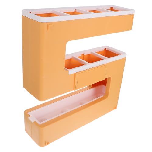 PRETYZOOM Schirmständer Schirme Schirmhalter Schirmständer Halter Schirmaufbewahrung Eingangsbereich Schirmhalter Kompaktschirm Balkon Schirm Organizer Ständer Outdoor Gelb Kunststoff von PRETYZOOM