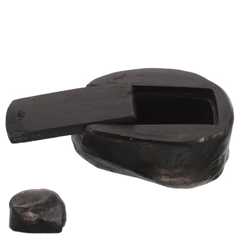 PRETYZOOM Schlüsselversteck Langlebigem Resin mit Realistischem Stein Look Wetterfest für Außenbereich Unauffälliger Gartenschlüsselhalter Versteck für Ersatzschlüssel von PRETYZOOM