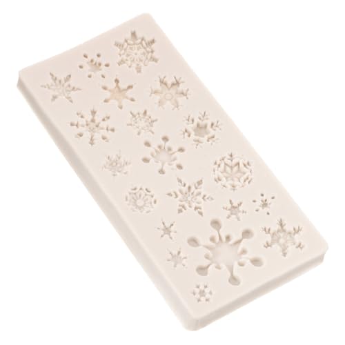 PRETYZOOM Schneeflocken-silikonform Vielseitig Verwendbar Zum Backen Und Für Süßigkeiten Antihaftbeschichtet Und Für Fondant-dekorationen von PRETYZOOM
