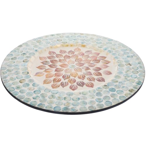 PRETYZOOM Seerose Shell Tischset Esstisch Zarte Tischmatte Picknickmatte Dekorative Essmatte Zartes Platzdeckchen Tischläufer Nicht Entzückendes Tischset Heimtischmatte Tischsets Harz von PRETYZOOM